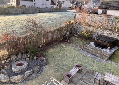View of garden from Bedroom 1 (super king)